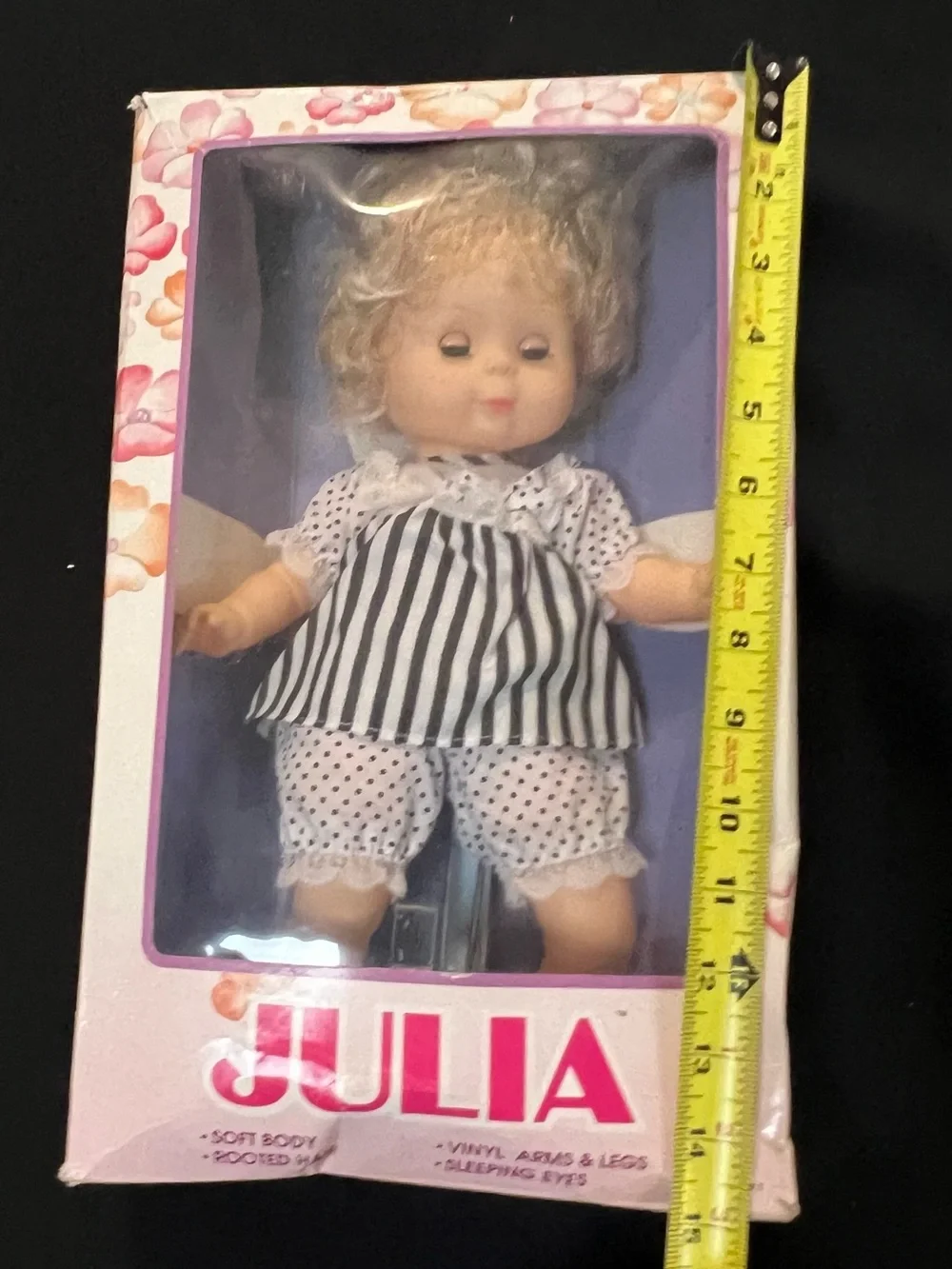 Vintage Cititoy Julia Doll, original box, rooted hair, never been out of the box